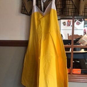 Strapless vintage style dress